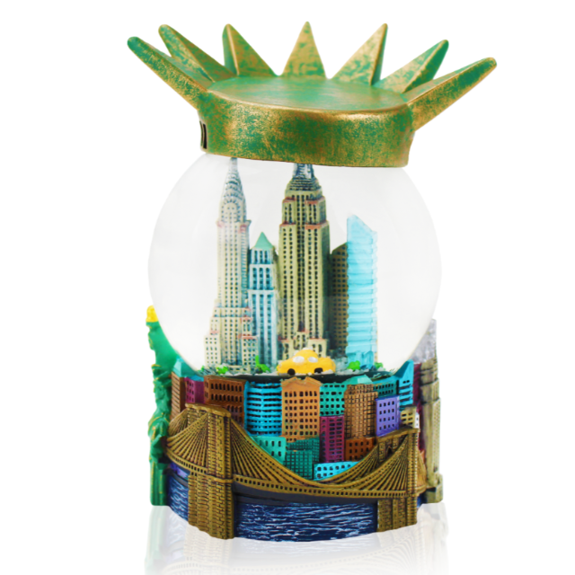 Liberty Crown Statue of Liberty Snow Globe | New York City Souvenir (2 Sizes)