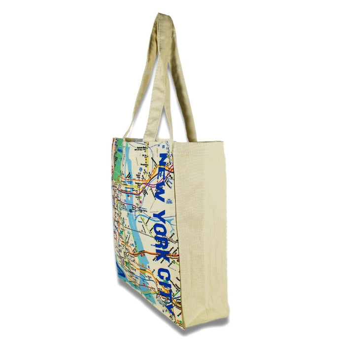 Official New York City MTA Tote Bag | Subway MTA Souvenir (2 Colors)