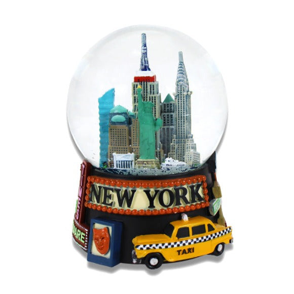 Broadway Show "NEW YORK" Snow Globe | New York City Souvenir (3 Sizes)