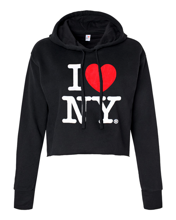 Official I Love NY Crop Top Hoodie (5 Colors)