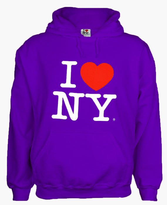 Official Purple I Love NY Hoodie | I Love NY Gift Shop Exclusive (6 Sizes)