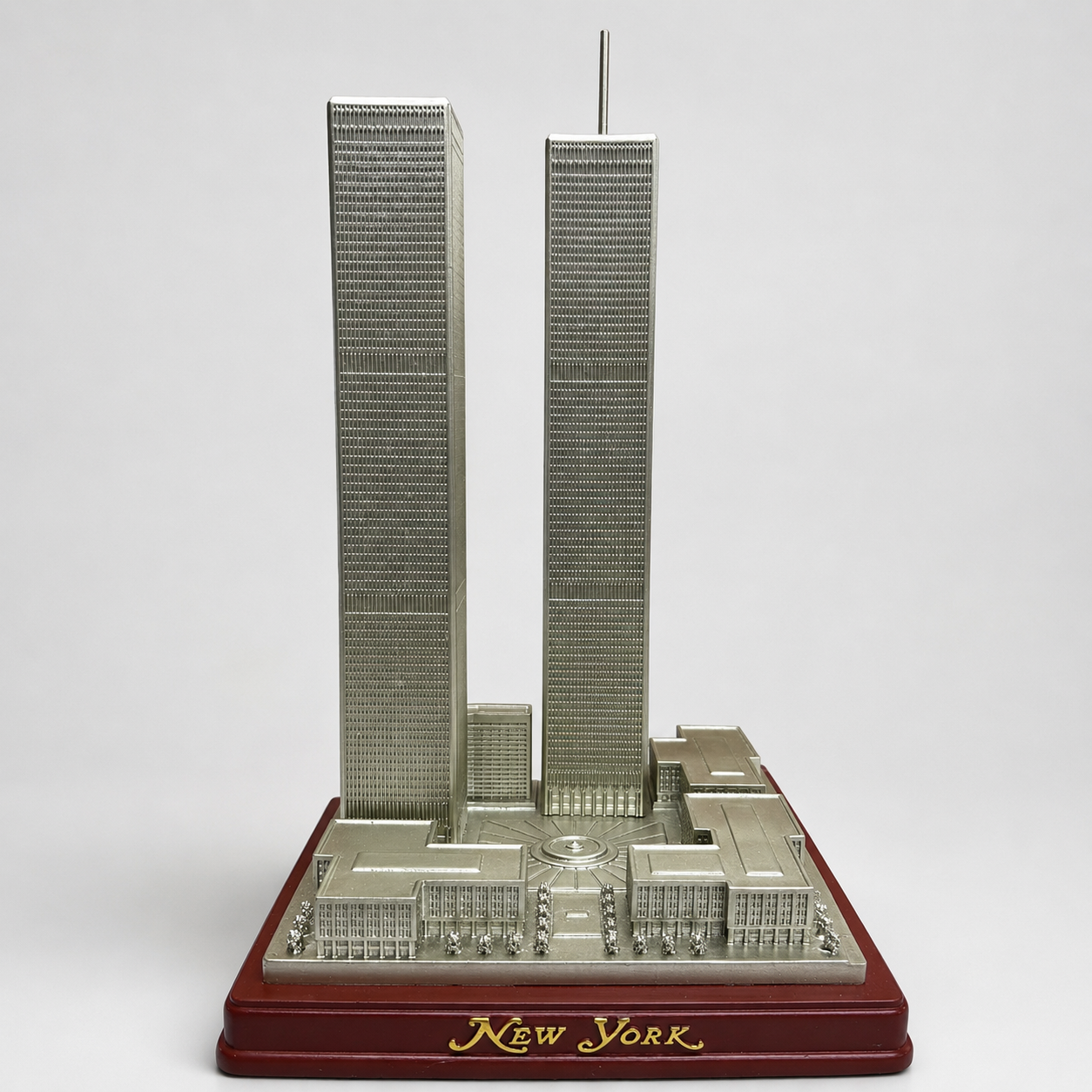 Twin Towers architectural model, 12" Collector Scale, front view